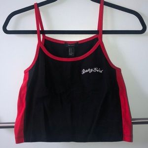 Baby Girl embroidered Crop Top!